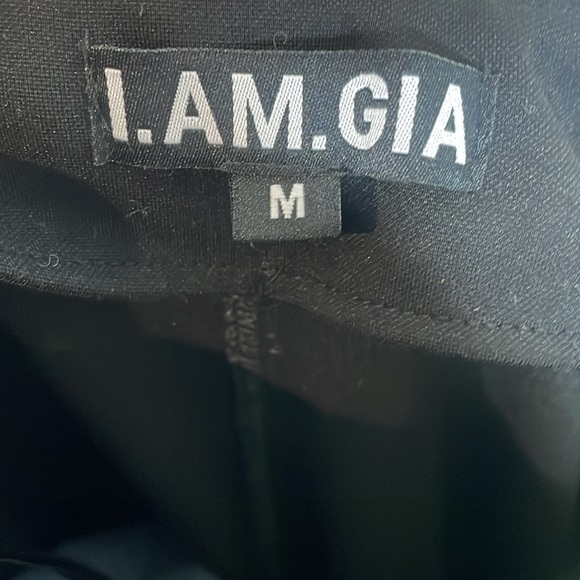 I.AM.GIA | Women’s Black Castor PVC Pants Size Medium - Picture 6 of 7